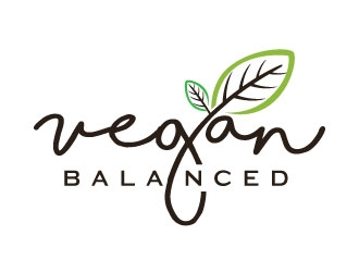 Vegan Balanced logo design by Conception