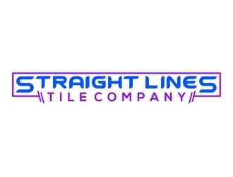 Straight Lines Tile Company logo design by b3no