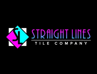 Straight Lines Tile Company logo design by jaize