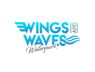 Wings and Waves Waterpark logo design by Rock
