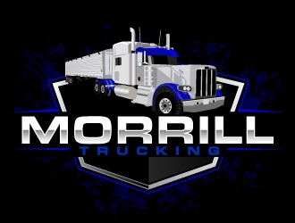 Morrill Trucking  logo design by AamirKhan