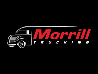 Morrill Trucking  logo design by Greenlight