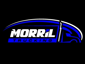 Morrill Trucking  logo design by jaize