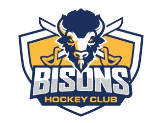 Bisons Hockey Club logo design by daywalker
