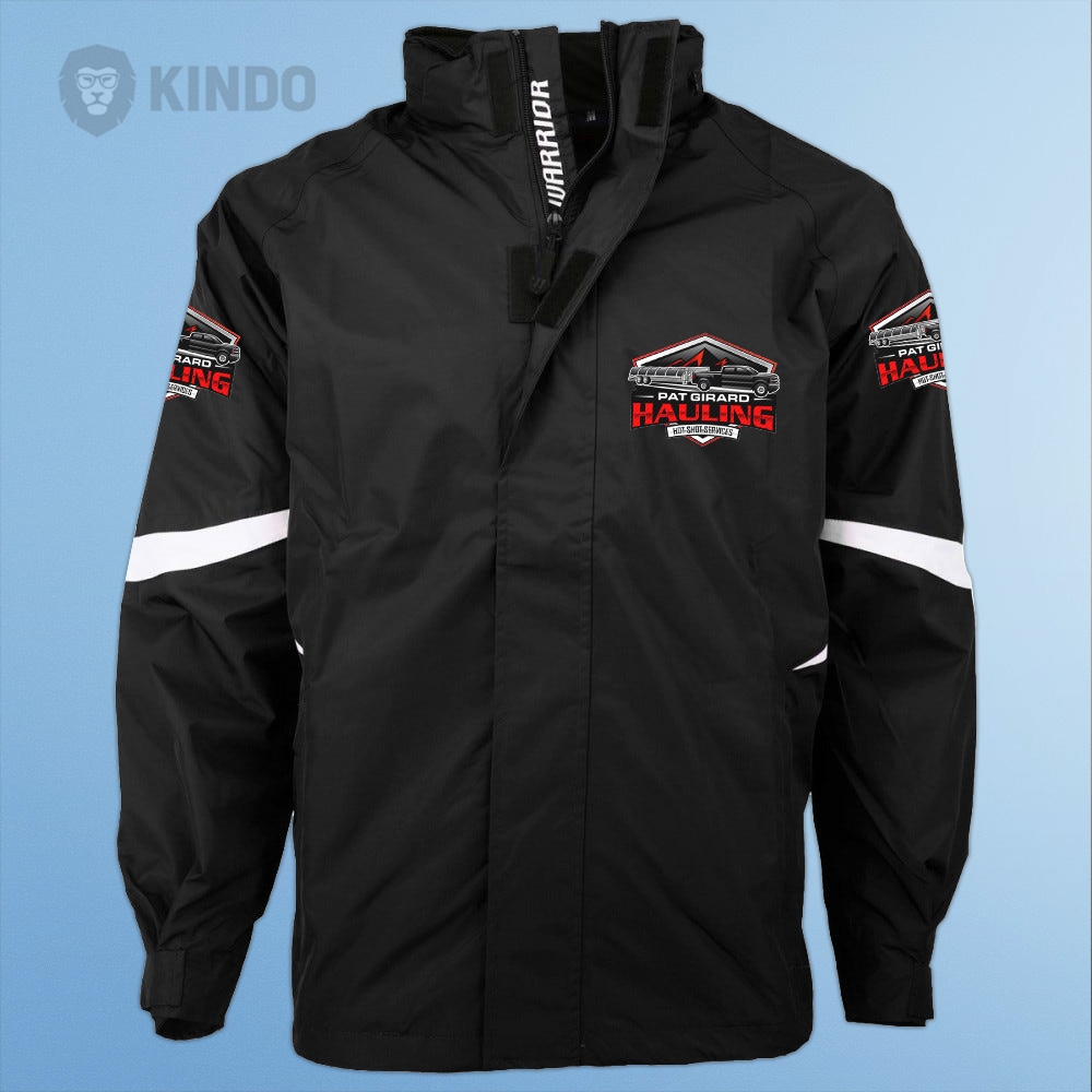 Pat Girard Hauling, Inc. logo design by Kindo