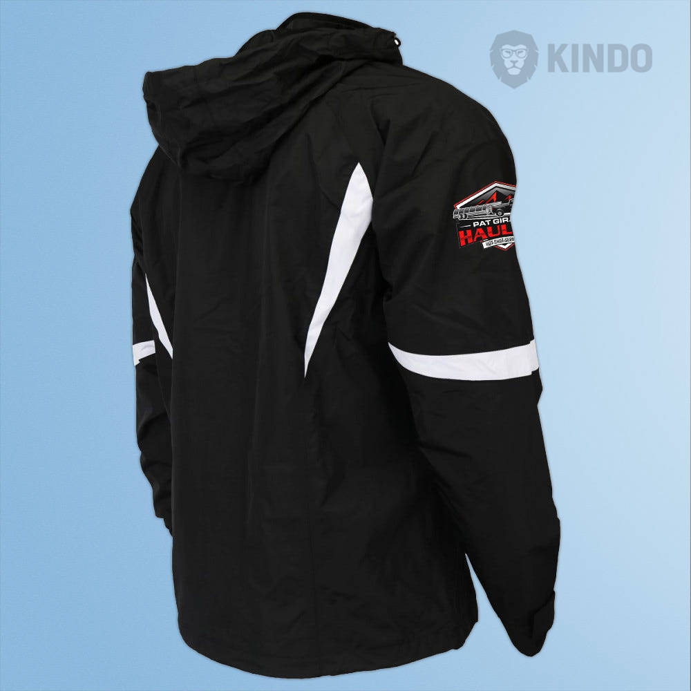 Pat Girard Hauling, Inc. logo design by Kindo