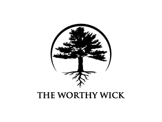The Worthy Wick logo design by Creativeminds