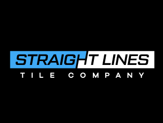 Straight Lines Tile Company logo design by Andrei P