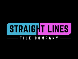 Straight Lines Tile Company logo design by akilis13