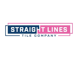 Straight Lines Tile Company logo design by akilis13