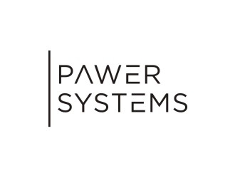PAWER SYSTEMS logo design by sabyan