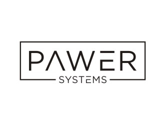 PAWER SYSTEMS logo design by sabyan
