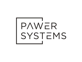 PAWER SYSTEMS logo design by sabyan