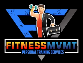 FitnessMvmt  Personal Training Services logo design by Suvendu