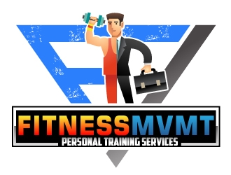 FitnessMvmt  Personal Training Services logo design by Suvendu