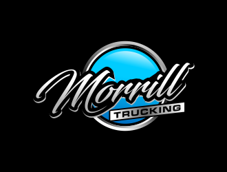Morrill Trucking  logo design by semar