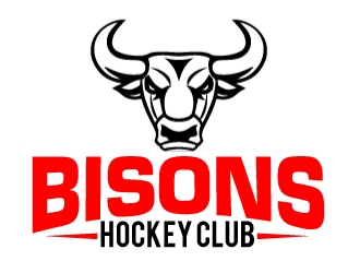 Bisons Hockey Club logo design by AamirKhan