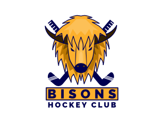 Bisons Hockey Club logo design by Andi123