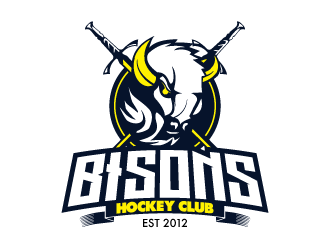 Bisons Hockey Club logo design by PRN123