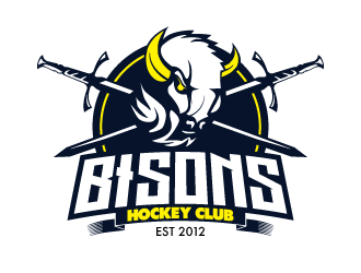 Bisons Hockey Club logo design by PRN123