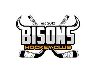Bisons Hockey Club logo design by torresace