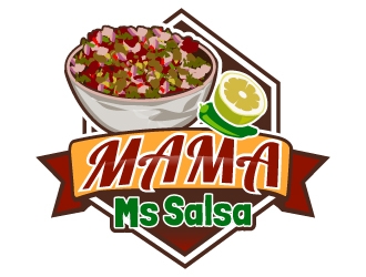Mama Ms Salsa logo design by Suvendu