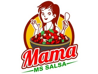 Mama Ms Salsa logo design by Suvendu