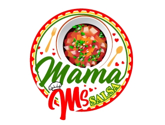 Mama Ms Salsa logo design by Suvendu