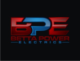 betta power electrics logo design by agil