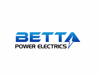 betta power electrics logo design by serprimero