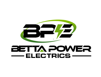 betta power electrics logo design by kunejo