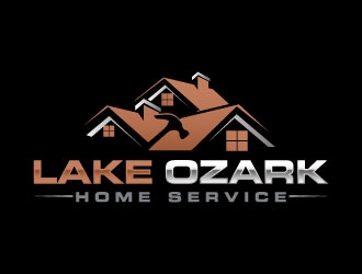Lake Ozark Home Service logo design by J0s3Ph