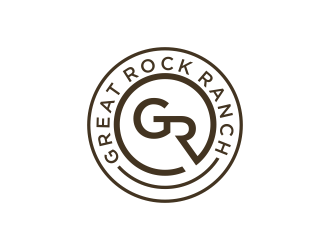Great Rock Ranch  logo design by checx