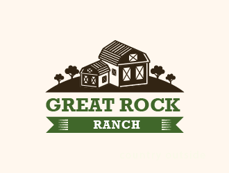 Great Rock Ranch  logo design by czars