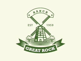 Great Rock Ranch  logo design by czars