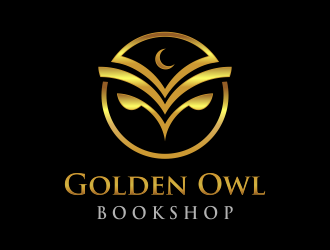 Golden Owl Bookshop  logo design by smith1979