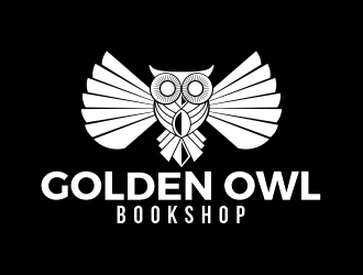 Golden Owl Bookshop  logo design by SmartTaste