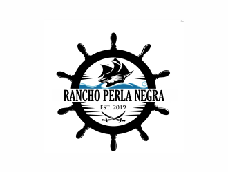Rancho Perla Negra logo design by hopee