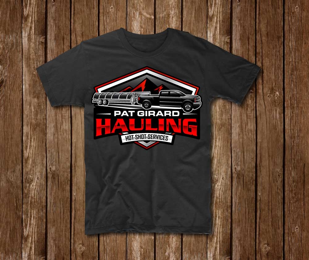 Pat Girard Hauling, Inc. logo design by AamirKhan