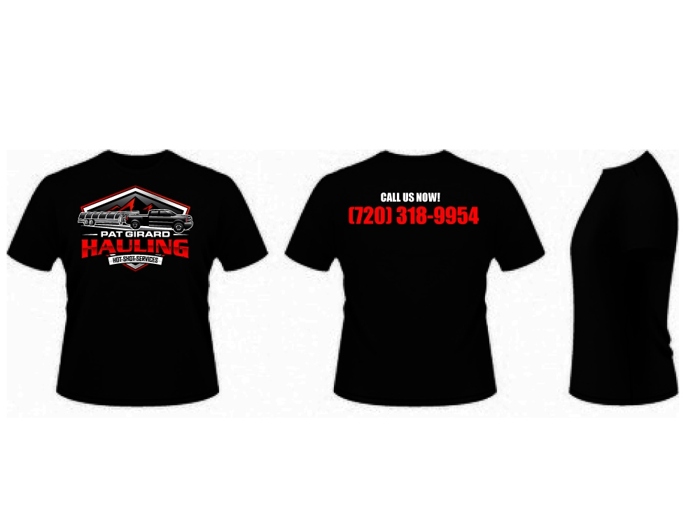 Pat Girard Hauling, Inc. logo design by jaize