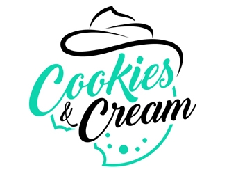 Cookies and Cream logo design by MAXR