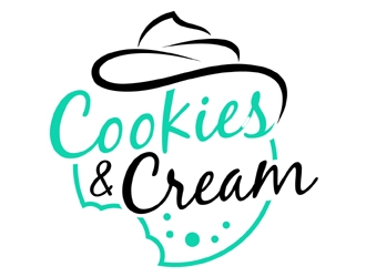 Cookies and Cream logo design by MAXR