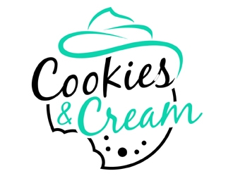 Cookies and Cream logo design by MAXR