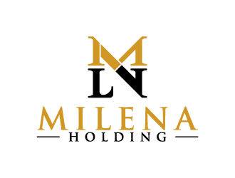 MILENA HOLDING logo design by BrightARTS