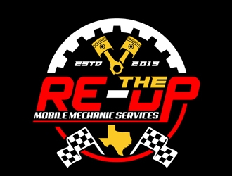 Deion’s mobile mechanic service  or the re-up mobile mechanic services  logo design by DreamLogoDesign