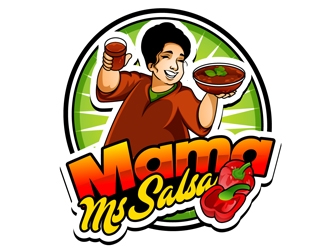 Mama Ms Salsa logo design by DreamLogoDesign