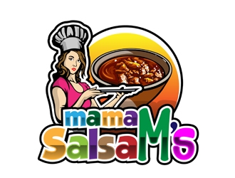 Mama Ms Salsa logo design by DreamLogoDesign