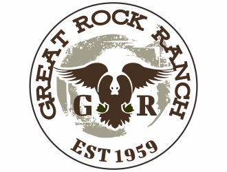 Great Rock Ranch  logo design by YONK