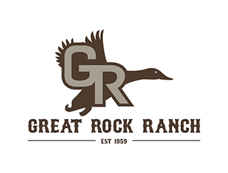 Great Rock Ranch  logo design by gitzart