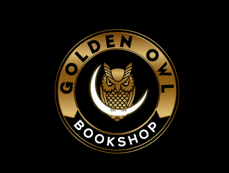 Golden Owl Bookshop  logo design by tec343